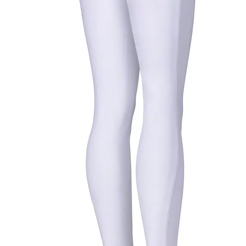 Aubrion Optima MX Young Rider Full Grip Competition Breeches - White-2