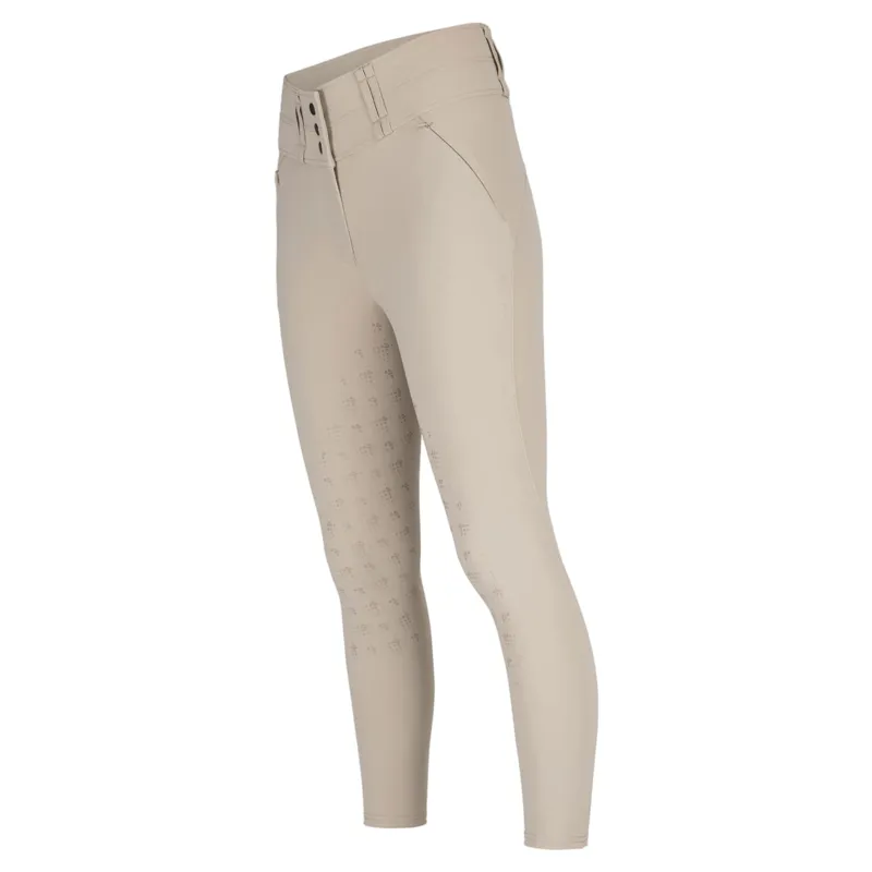 Aubrion Optima PX Women's Full Grip Competition Breeches - Beige-2