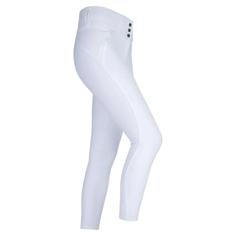 Aubrion Optima PX Women's Full Grip Competition Breeches - White