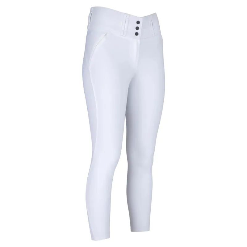 Aubrion Optima PX Women's Full Grip Competition Breeches - White-1