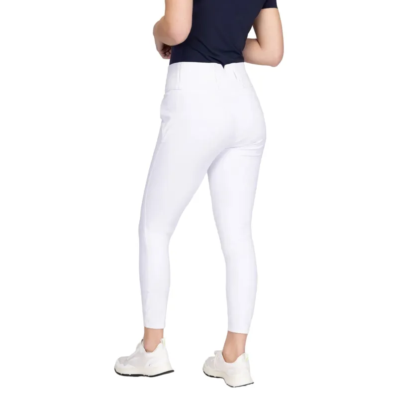 Aubrion Optima PX Women's Full Grip Competition Breeches - White-4