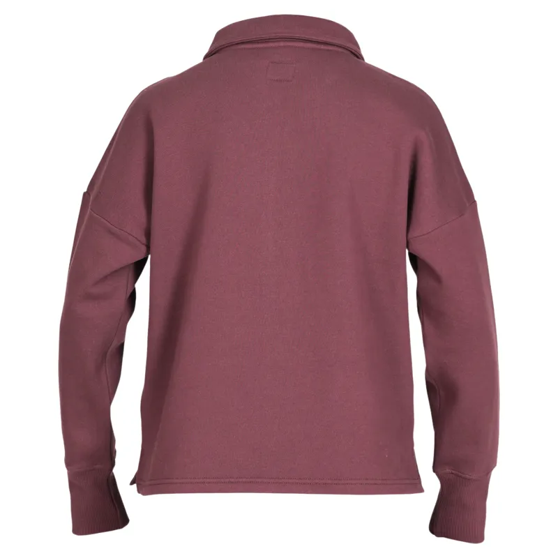 Aubrion Equestrian Women's Quarter Zip Sweater - Thistle-7