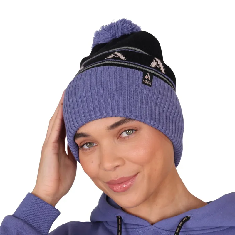 Aubrion React Pom Hat - Sky/Shadow-1