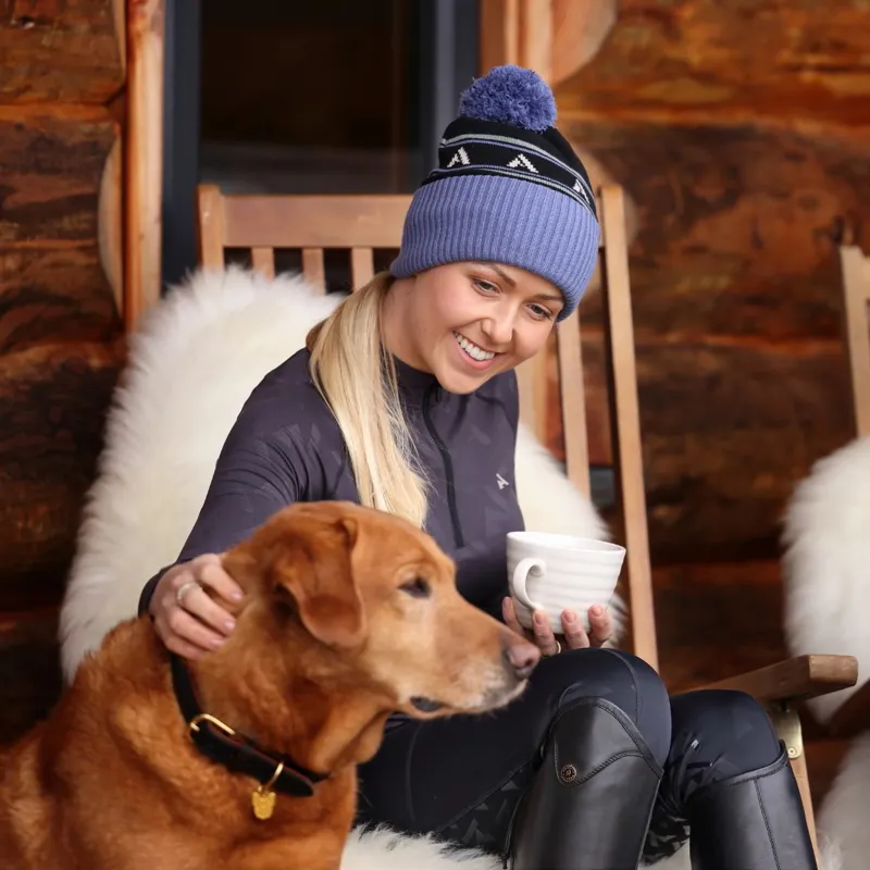 Aubrion React Pom Hat - Sky/Shadow-2
