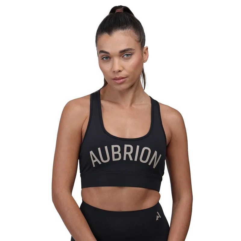 Aubrion React Womens Power Sports Bra - Shadow