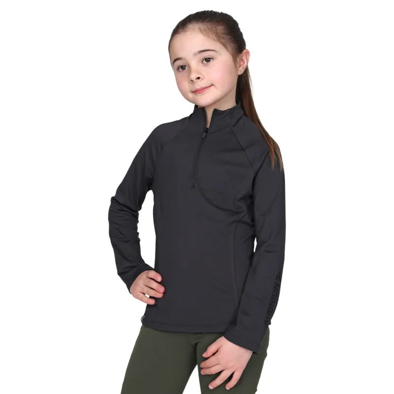 Aubrion React Junior Winter Base Layer - Charcoal