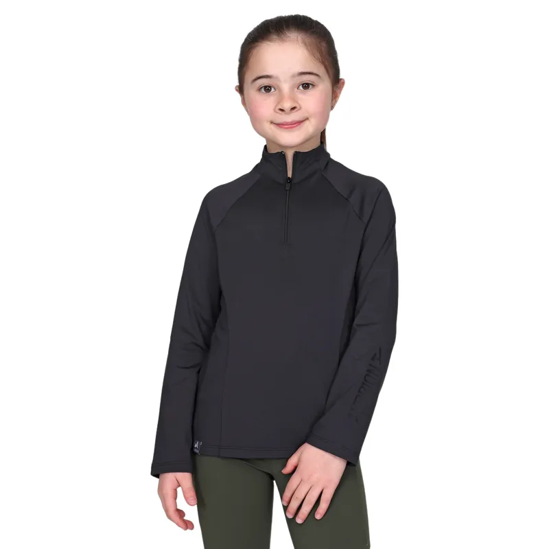 Aubrion React Junior Winter Base Layer - Charcoal-1