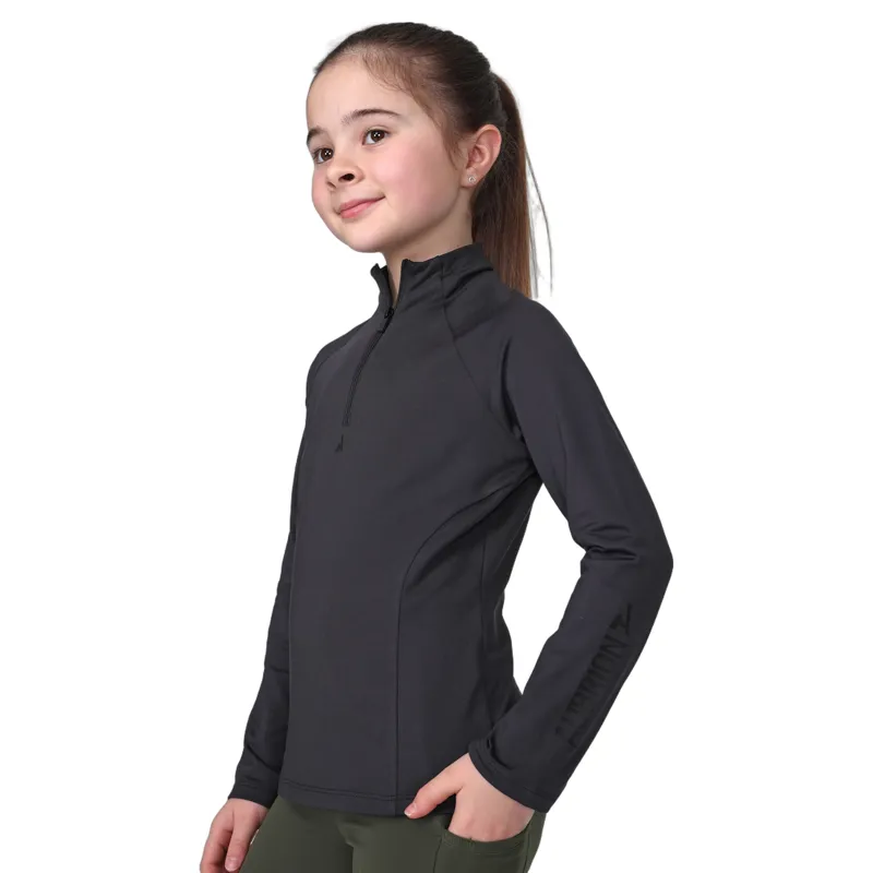 Aubrion React Junior Winter Base Layer - Charcoal-2