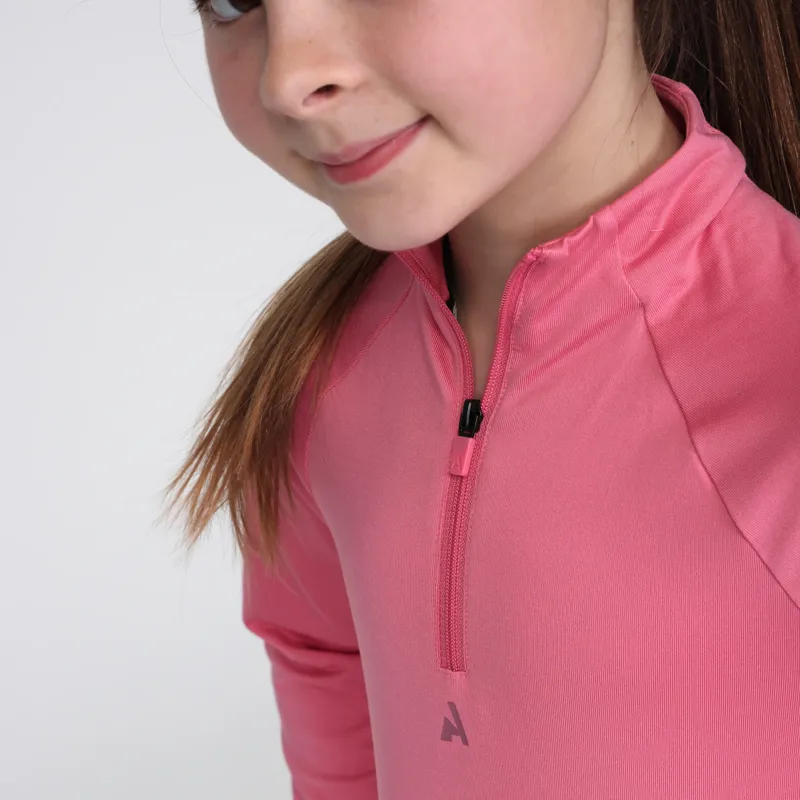 Aubrion React Young Rider Winter Base Layer - Candy Floss-8