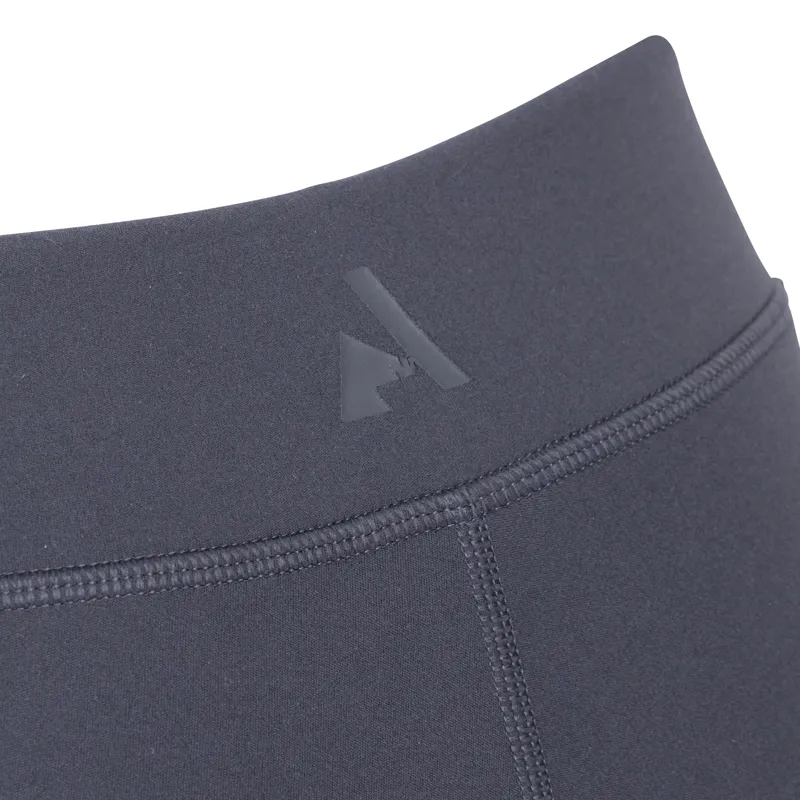 Aubrion React Young Rider Winter Knee Grip Riding Tights - Charcoal-7