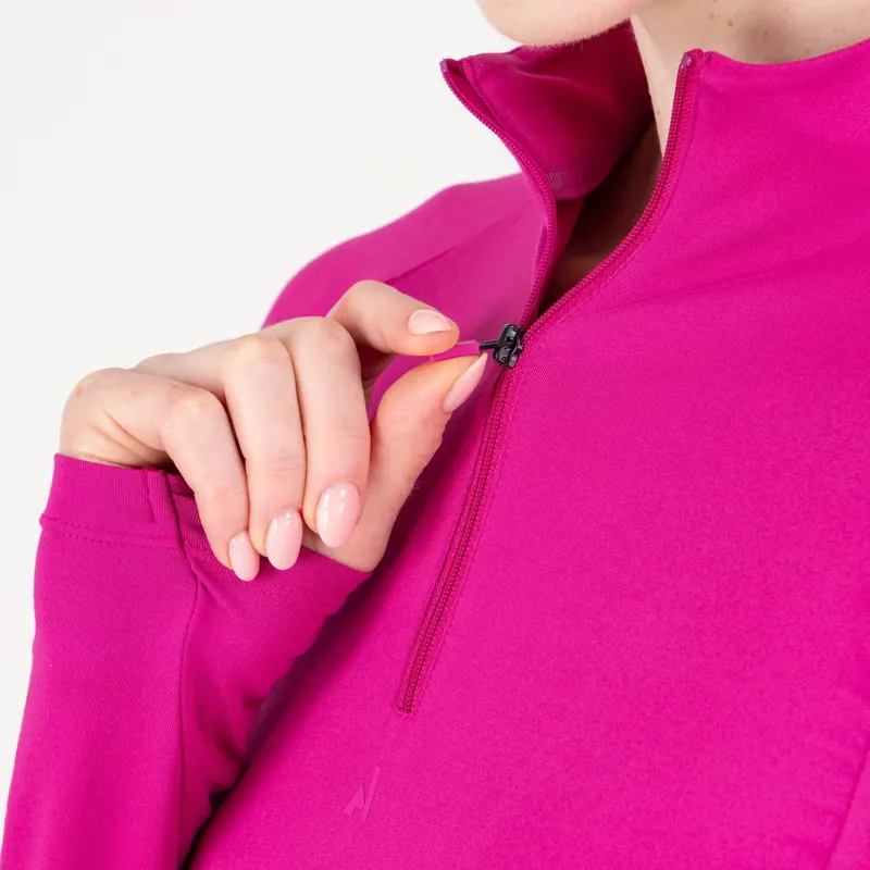 Aubrion React Womens Long Sleeve Base Layer - Fuchsia-8