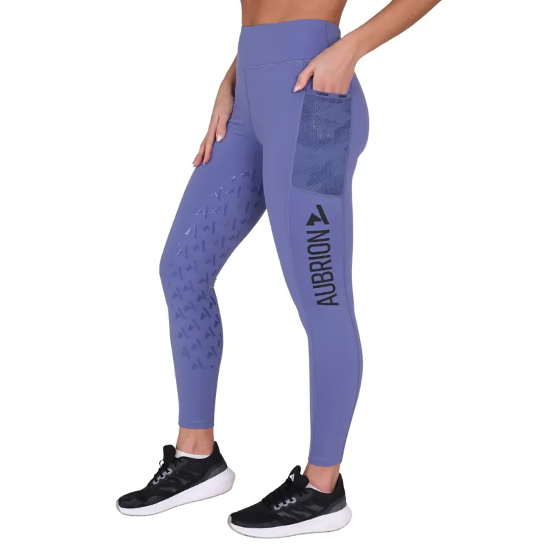 Aubrion React Non-Stop Women's Riding Tights - Sky
