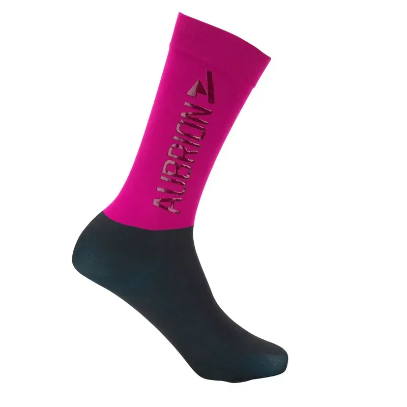 Aubrion React Performance Women's Socks - Fuchsia-1