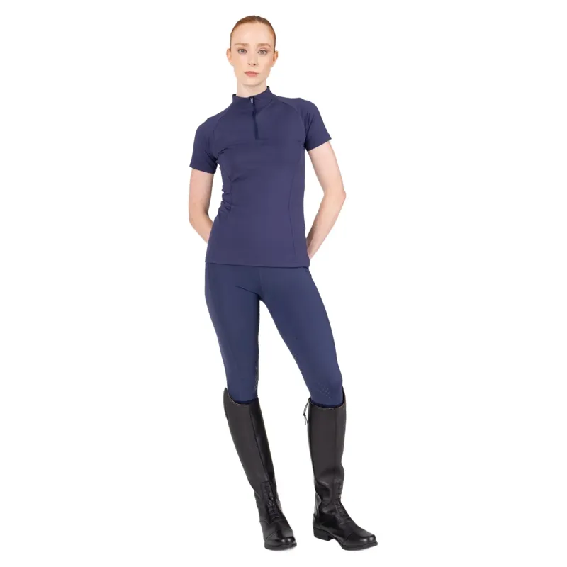 Aubrion React Non-Stop Knee Grip Women's Riding Tights - Midnight-2
