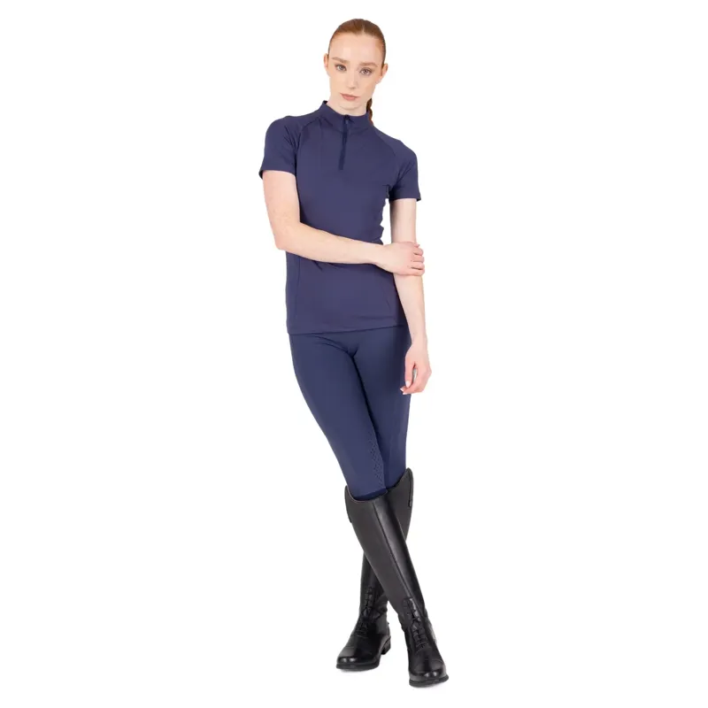 Aubrion React Non-Stop Knee Grip Women's Riding Tights - Midnight-3