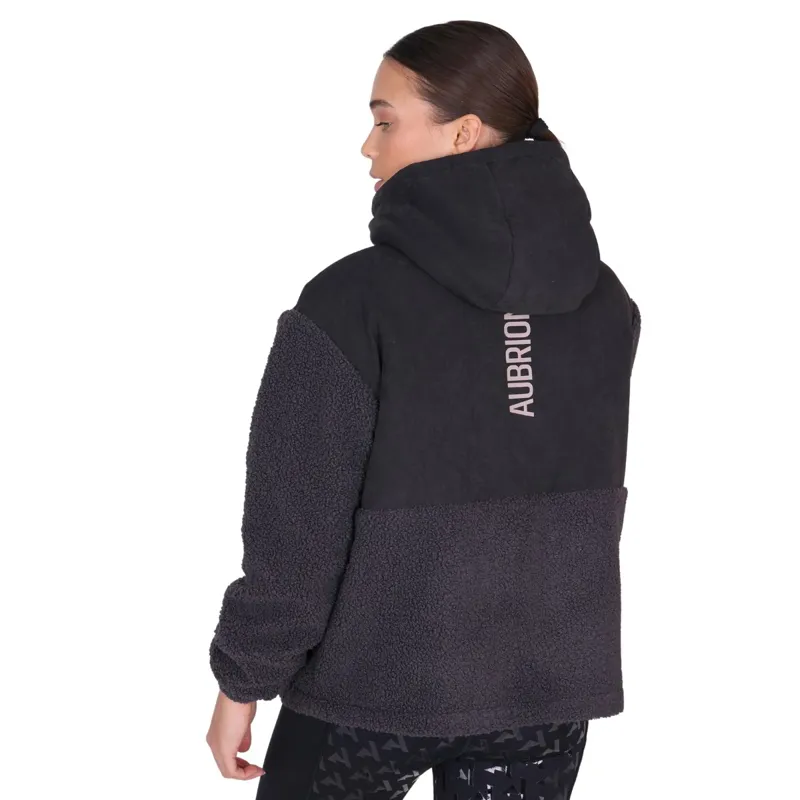 Aubrion React Sherpa Womens Fleece Jacket - Shadow-1