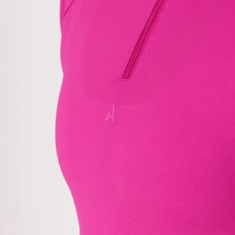Aubrion React Women's Short Sleeve Base Layer - Fuchsia-5