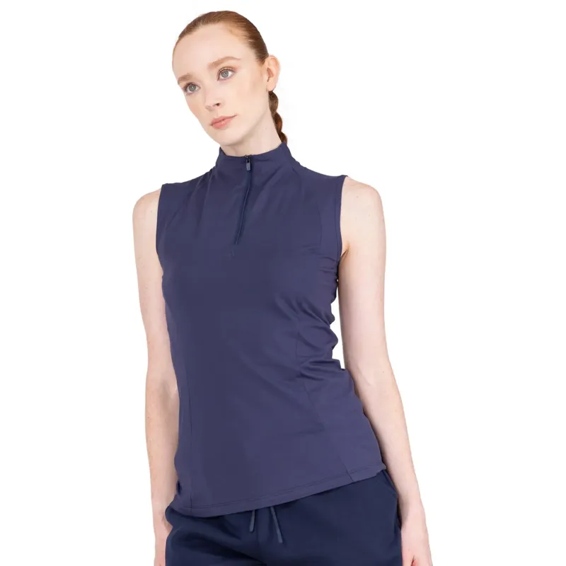 Aubrion React Women's Sleeveless Base Layer - Midnight-1