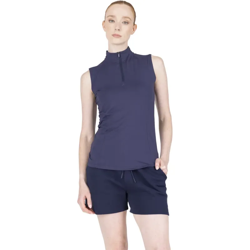 Aubrion React Women's Sleeveless Base Layer - Midnight-2