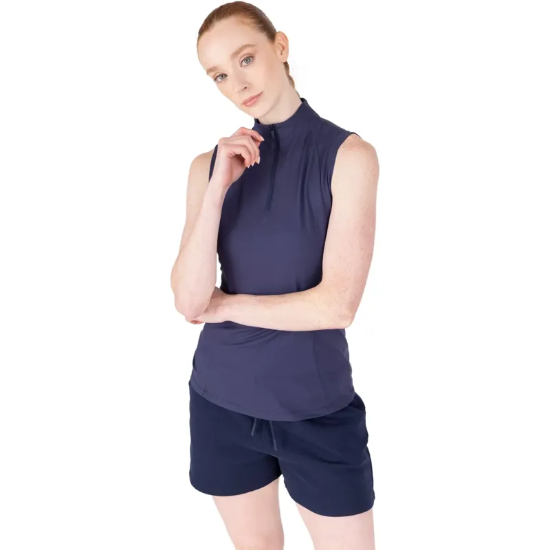 Aubrion React Women's Sleeveless Base Layer - Midnight-3