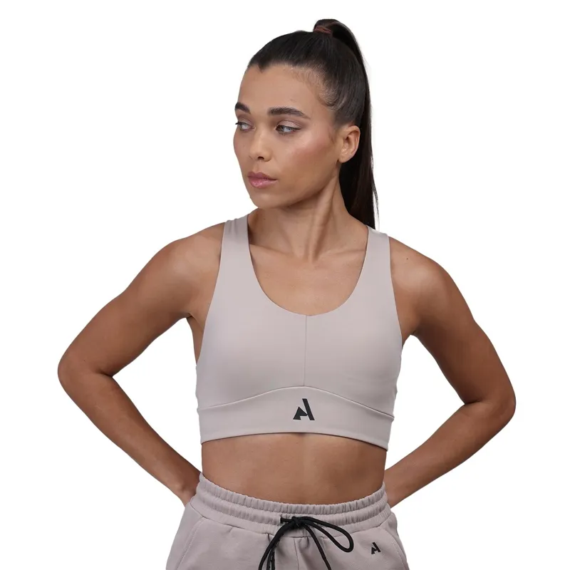 Aubrion React Women's Sculpt Sports Bra - Sand