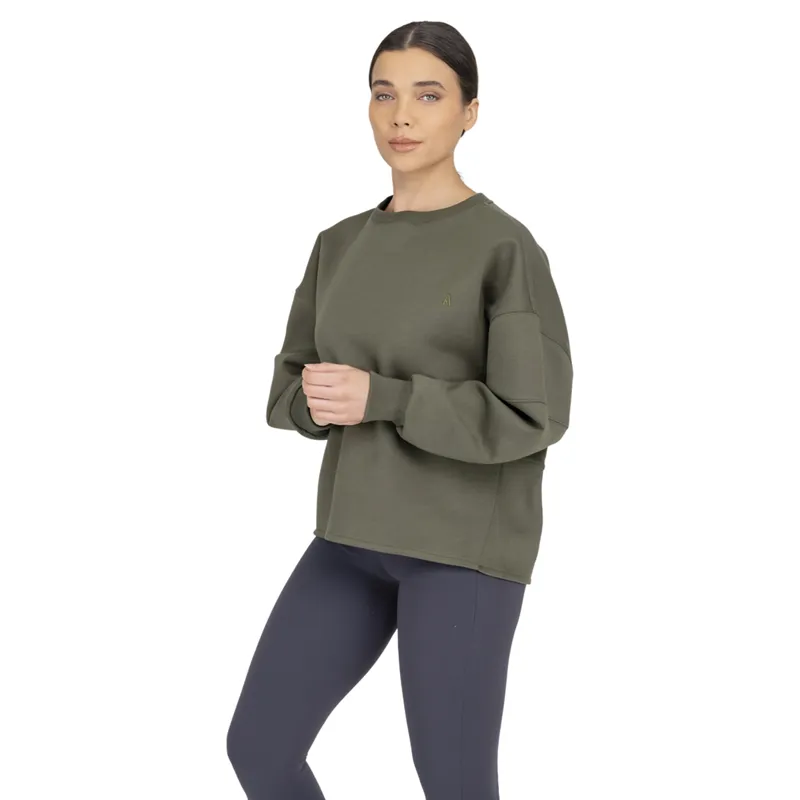 Aubrion React Sweatshirt in Khaki-3
