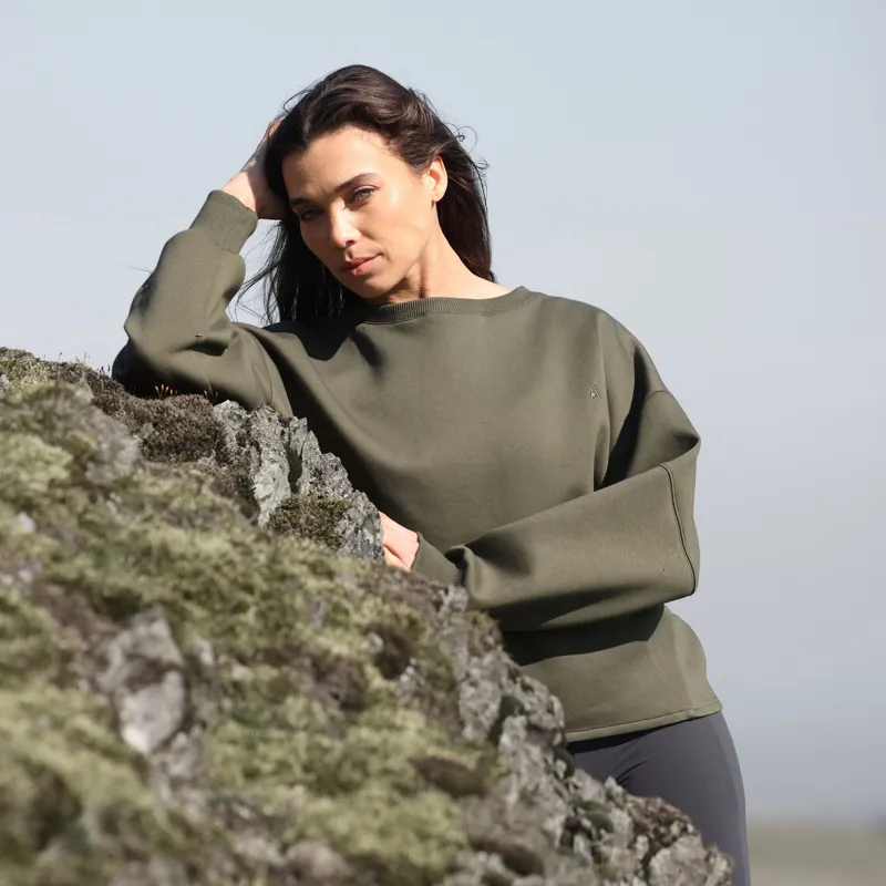 Aubrion React Sweatshirt in Khaki-7