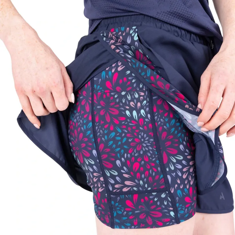Aubrion React Women's Tech Shorts - Midnight Blue-10