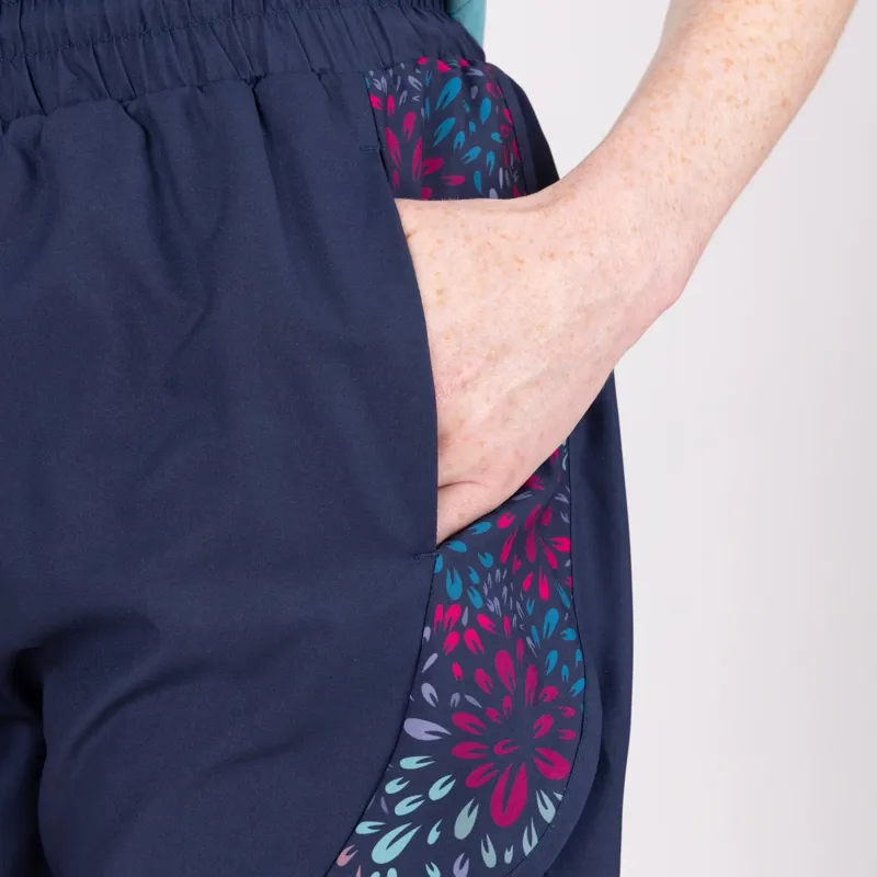 Aubrion React Women's Tech Shorts - Midnight Blue-4