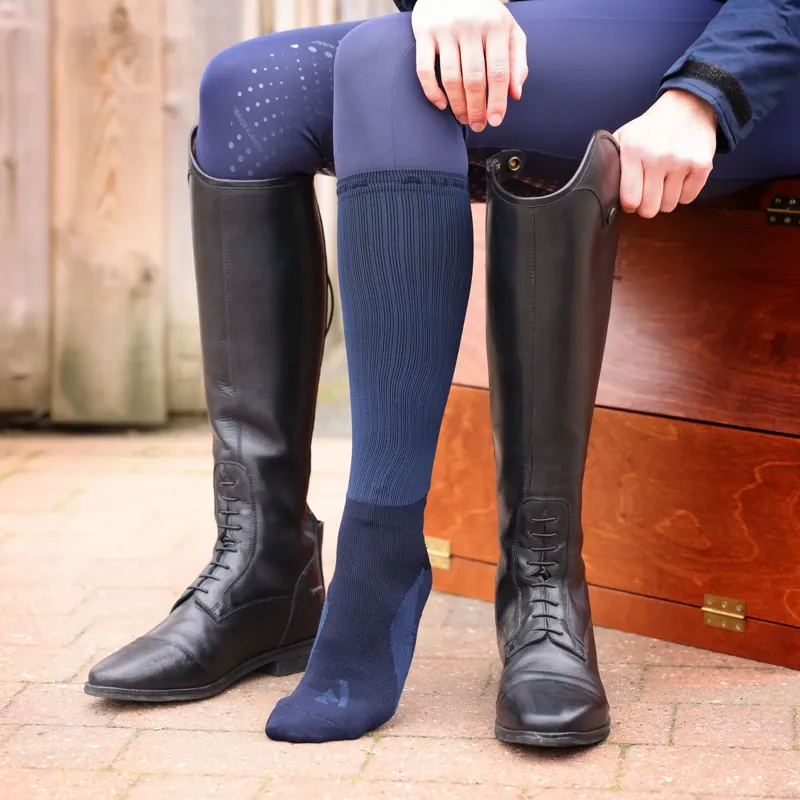 Aubrion React Technical Tall Riding Socks - Midnight-6