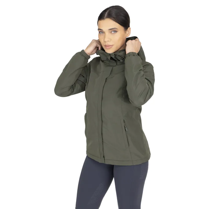 Aubrion React Thermal Womens Waterproof Coat - Khaki-5