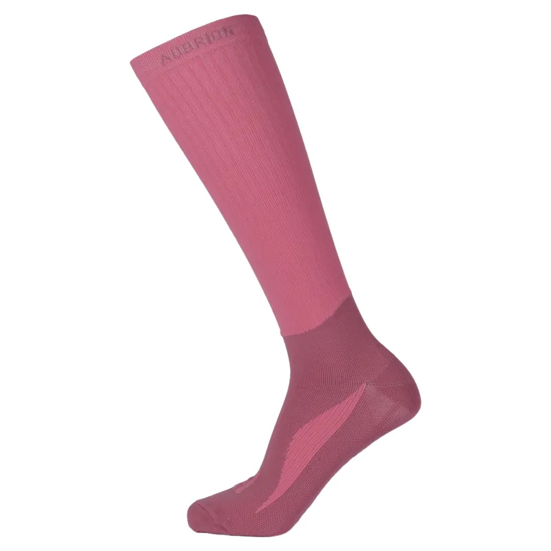 Aubrion React Young Rider Winter Socks - Candy Floss