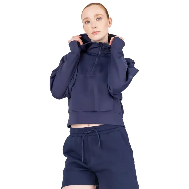 Aubrion React Women's 1/4 Zip Sweatshirt - Midnight-2