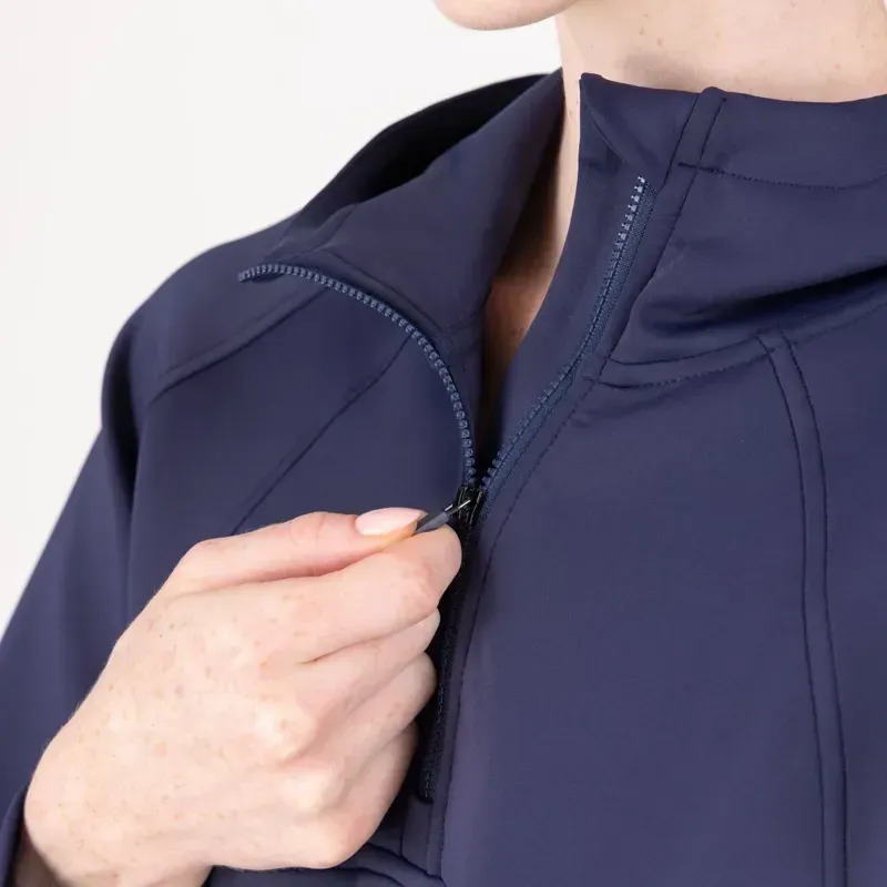 Aubrion React Women's 1/4 Zip Sweatshirt - Midnight-5