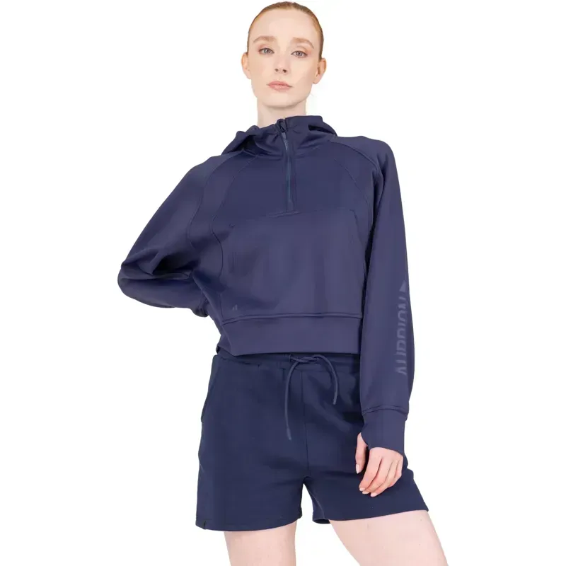 Aubrion React Women's 1/4 Zip Sweatshirt - Midnight-7