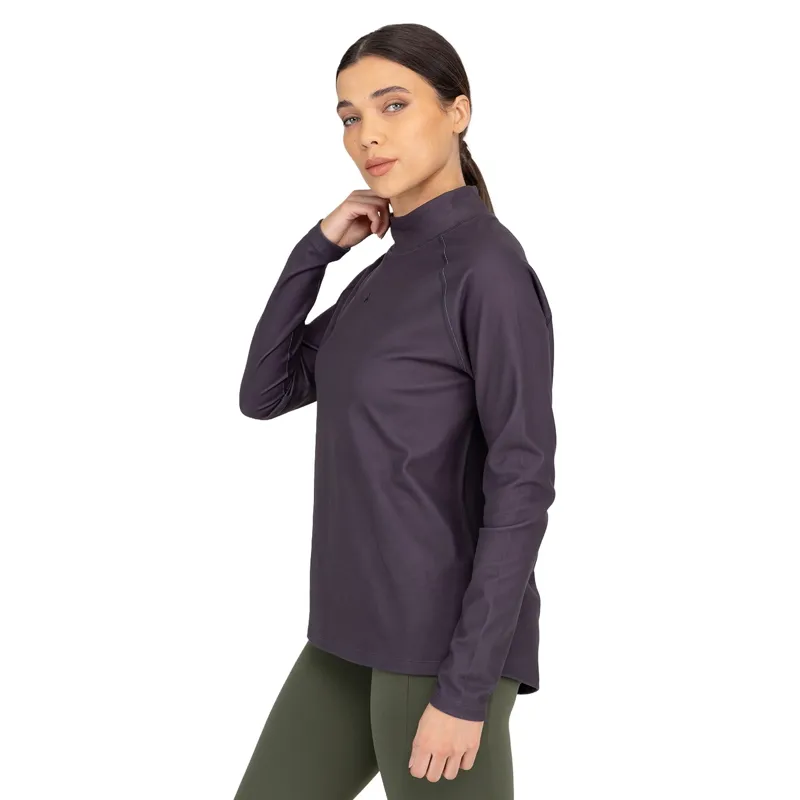 Aubrion React Relaxed Women's Base Layer - Charcoal-1
