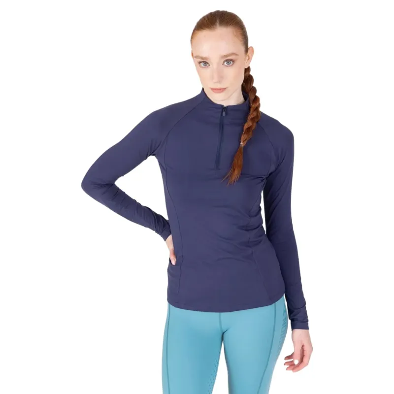 Aubrion React Women's Long Sleeve Base Layer - Midnight-1