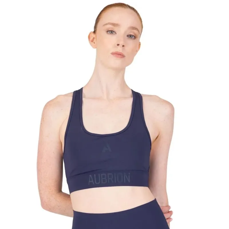 Aubrion React Women's Power Sports Bra - Midnight-1