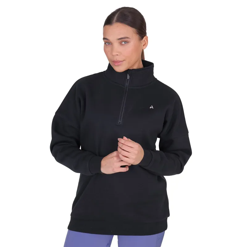 Aubrion React Women's 1/4 Zip Sweatshirt - Shadow-1