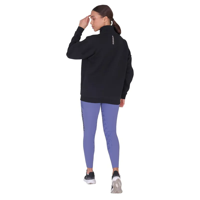 Aubrion React Women's 1/4 Zip Sweatshirt - Shadow-6