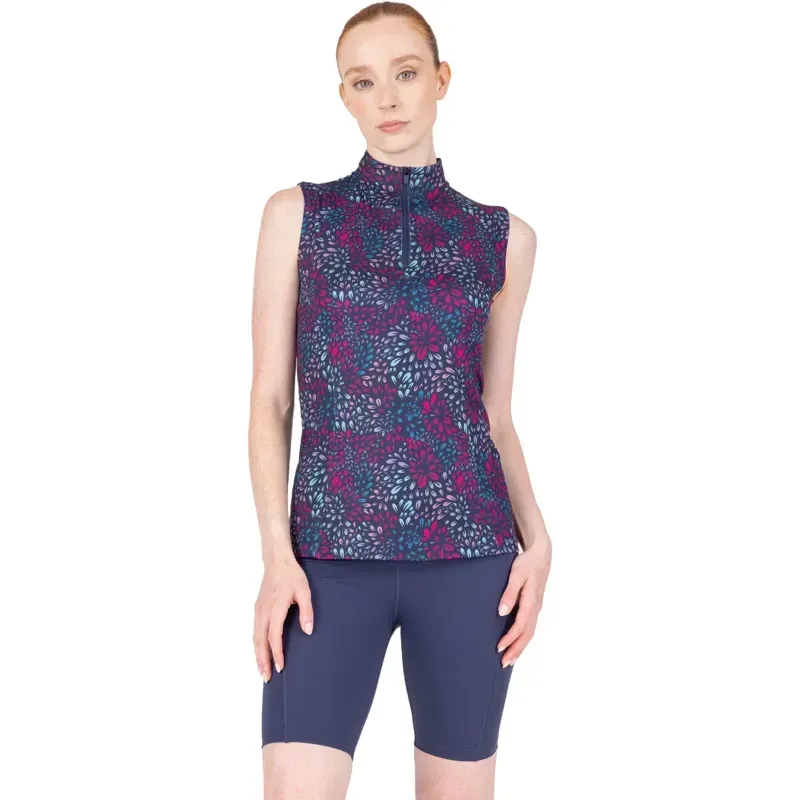 Aubrion React Women's Sleeveless Base Layer - Petal-3