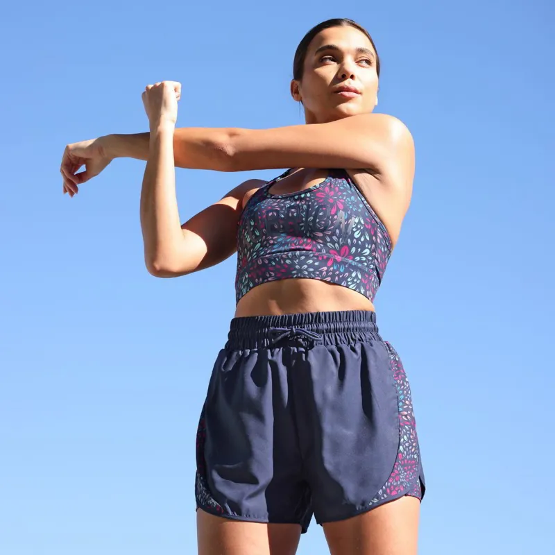 Aubrion React Women's Tech Shorts - Midnight Blue-1