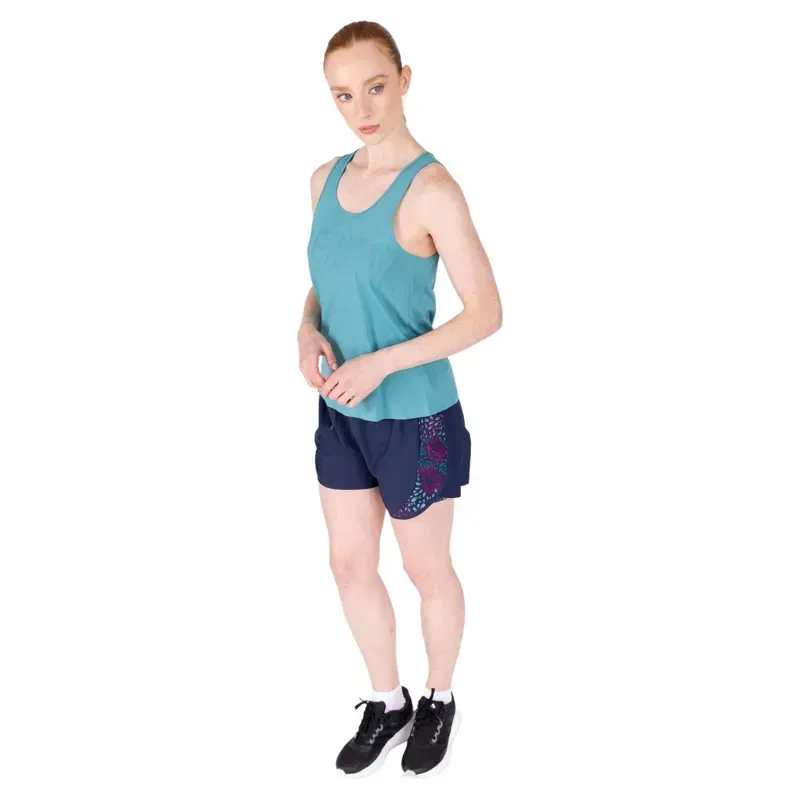 Aubrion React Women's Tech Shorts - Midnight Blue-11