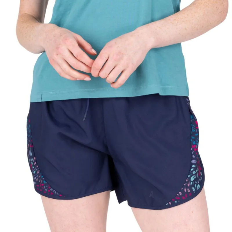 Aubrion React Women's Tech Shorts - Midnight Blue-2