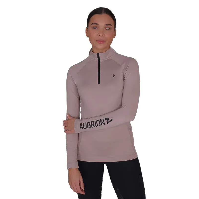 Aubrion React Women's Winter Long Sleeve Baselayer - Sand-1