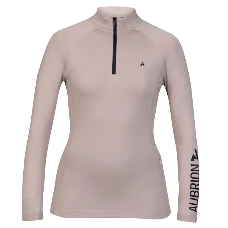 Aubrion React Women's Winter Long Sleeve Baselayer - Sand-2