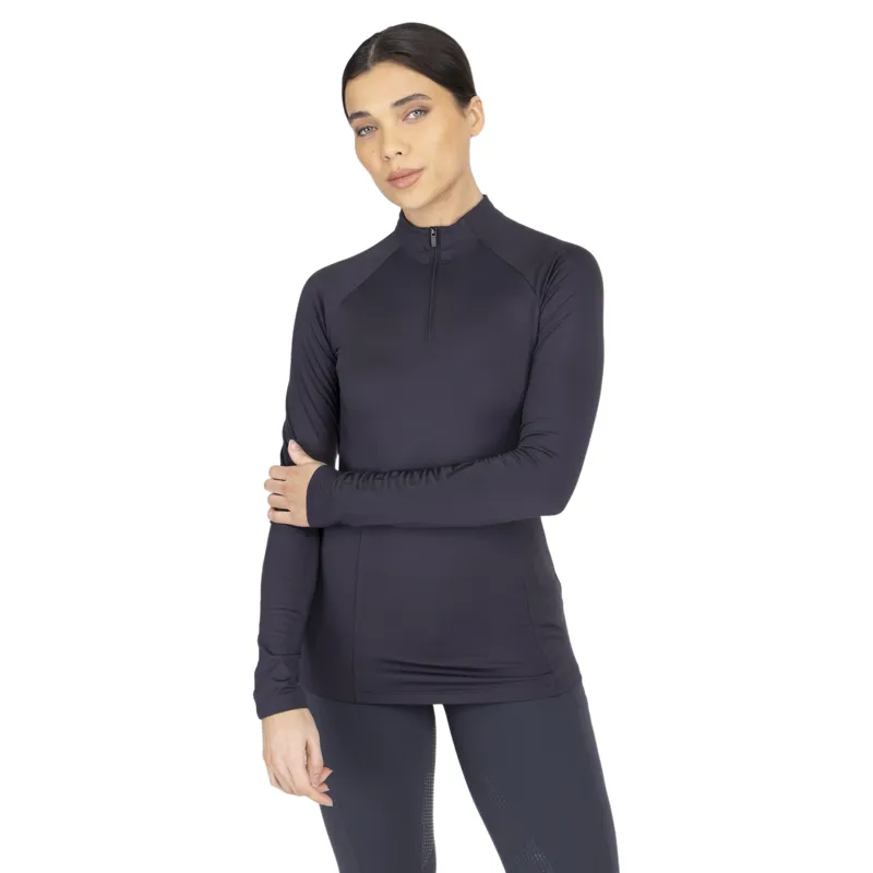 Aubrion React Women's Winter Long Sleeve Base Layer - Charcoal-5
