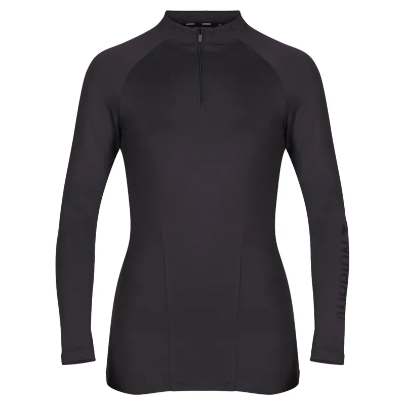 Aubrion React Women's Winter Long Sleeve Base Layer - Charcoal-3