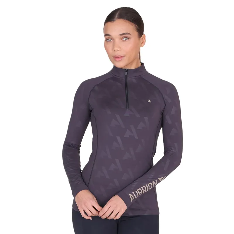 Aubrion React Women's Winter Long Sleeve Base Layer - Shadow-8