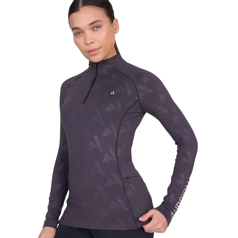 Aubrion React Women's Winter Long Sleeve Base Layer - Shadow-5
